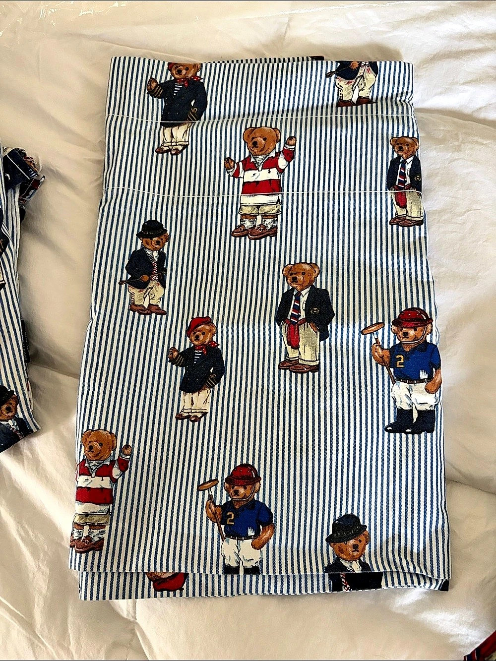 Ralph Lauren Blue & White Cotton Striped